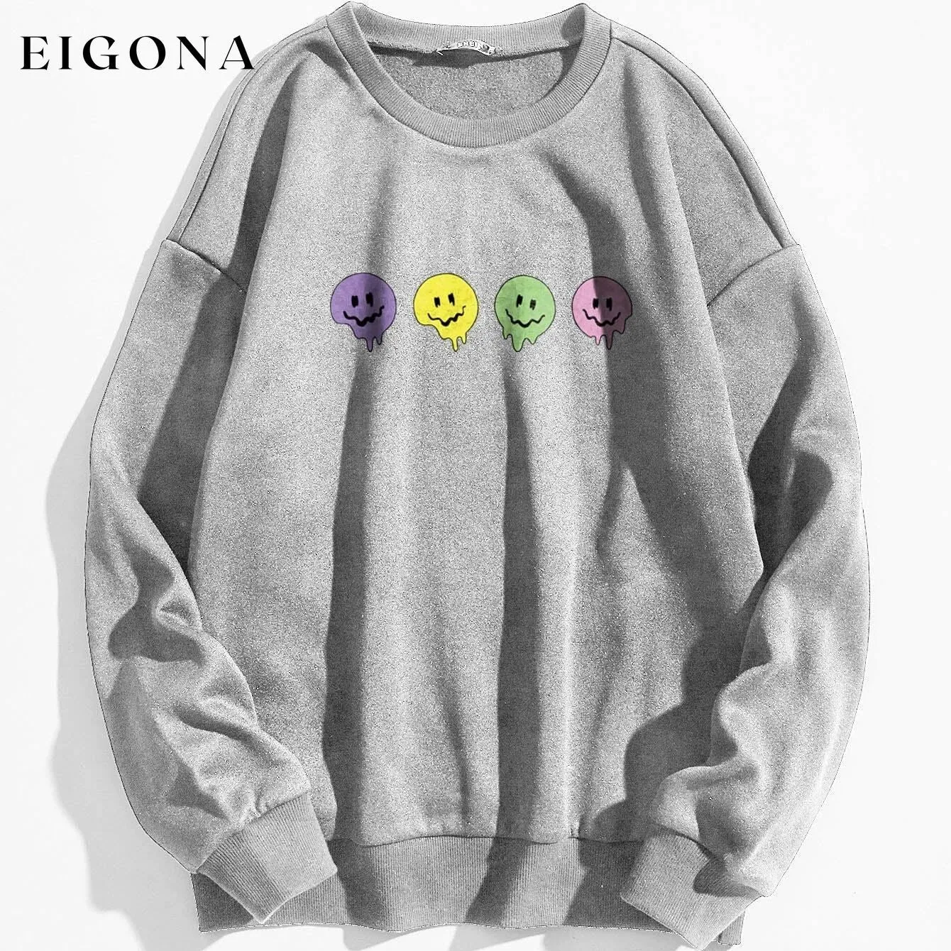 Cartoon Graphic Thermal Lined Sweatshirt