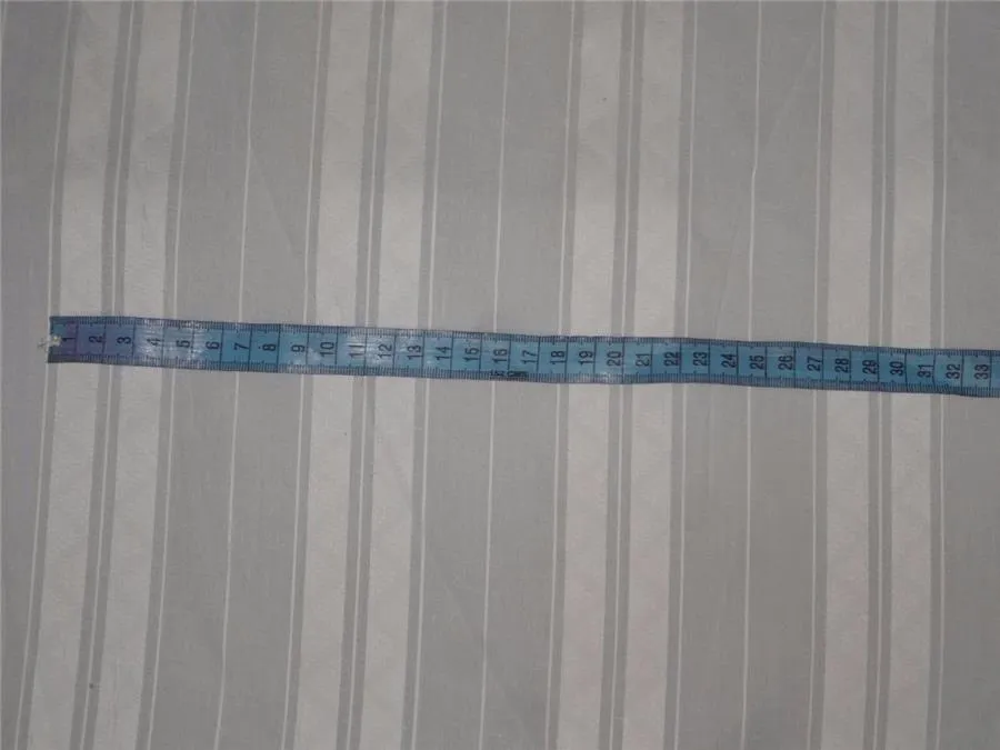 Cotton Organdy White with Dobby Design stripe Fabric ~ 44 " wide sold by the yard.