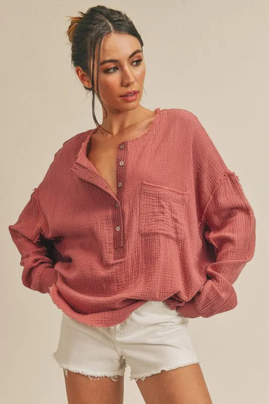 Marjorie Top (Mauve)
